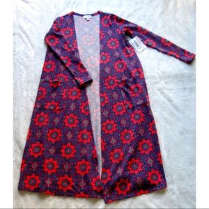 LuLaRoe | NWT Sarah Cardigan w/ floral pattern